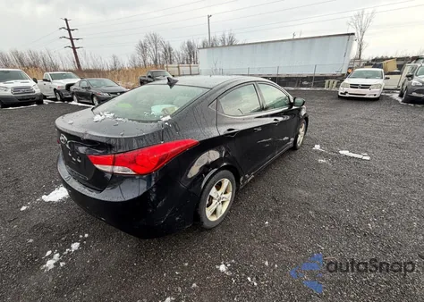 2013 Hyundai Elantra Gls из США, поврежденный, VIN KMHDH4AE0DU866545